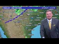 DFW Weather Supermoon lunar eclipse in the night sky clear skies and hot days in North Texas