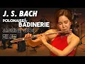 J.S.Bach: Polonaise \u0026 Badinerie from Orchestral Suite No.2- #JasmineChoi #flute #flutist