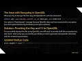 Encrypt in Node JS with aes-256-cbc and Decrypt using OpenSSL CLI