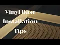 Vinyl Base Won t Stick To The Wall