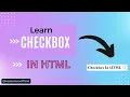 Mastering Checkbox in HTML - A Beginner s Guide Code Arena