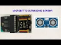 micro bit to ultrasonic sensor