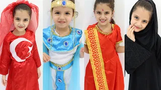 تحدي لبس الدول بعجلة الحظ مع سوار وماسة 