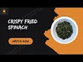 Download Lagu Crispy Fried Spinach | Crackling Spinach Recipe | DJ Recipes