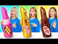 Download Lagu Makanan Bergetah, Makanan Asli vs Makanan Cokelat Tantangan | Momen Lucu Bubba DO Challenge