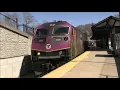 Restored rail line MBTA Weymouth Station - Greenbush Line