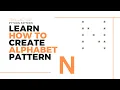 Python Tutorial How to Create Alphabet Pattern N using Python