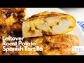 How to make Leftover Roast Potato Spanish Tortilla