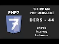 Php de in array kullanimi - Ders 44