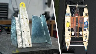 My Salvaged Catamaran gets Salvaged Chainplates | Wildling Sailing