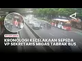 Lagu Rekaman CCTV VP Sekretaris SKK Migas tabrak bus listrik