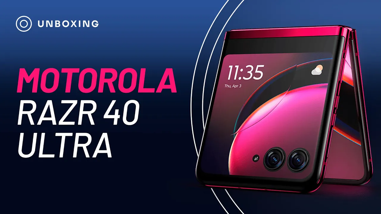 Motorola Razr 40 Ultra, DESSA VEZ temos o V3 de 2023 com tela FLIP grande e dobrável