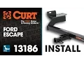 Trailer Hitch Install CURT 13186 on a Ford Escape