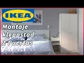 Step-by-step tutorial IKEA Kleppstad two-door cabinet assembly - Quick and easy