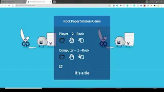 Rock Paper Scissors Game Using Javascript Switch Statement Javascript Project Javascript Program