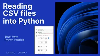 How to Load CSV Files Comma-Separated Values into Python in under 45 seconds
