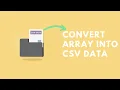 Ep 9 Array to CSV 9 useful code snippets for everyday JavaScript development