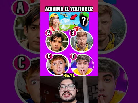 Adivina El YouTuber Que Es El Real Con Cualidades Asombrosas | Alejo Igoa, MrBeast, MrBeast #shorts