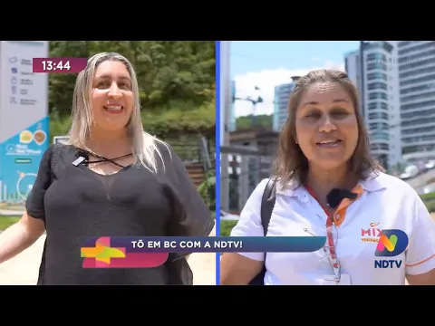 'Cidade é mais que eu esperava': turista realiza sonho de visitar Balneário Camboriú