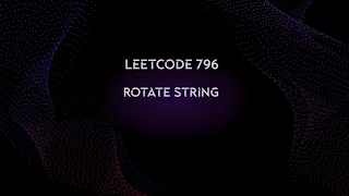 LeetCode 796 Rotate String