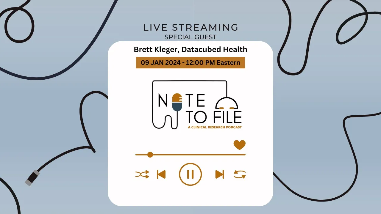 Note to File Live - Brett Kleger, Datacubed Health