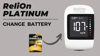 Change battery in ReliOn Platinum Blood Glucose Meter