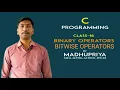 C-Programming in Kannada Class16-E Bitwise Operators MADHUPRIYA EDUCATION