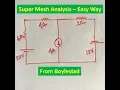 Supermesh Analysis Solution Boylestad Example 8 14
