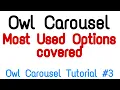 Owl Carousel Most Used option Owl Carousel Tutorial