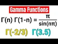 1-Gamma Functions Explained Definition Properties Examples