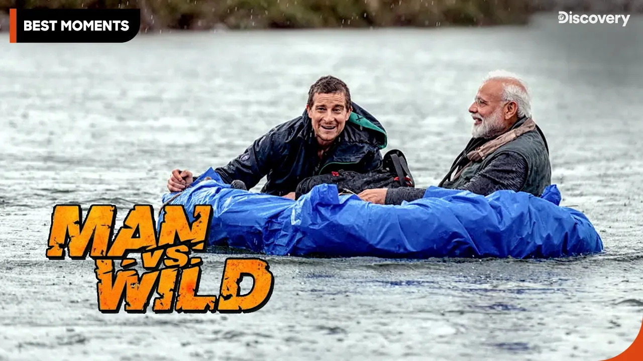 PM Narendra Modi's heroic adventure!🔥 | Bear Grylls | Man Vs Wild | Best Moments | Discovery Channel