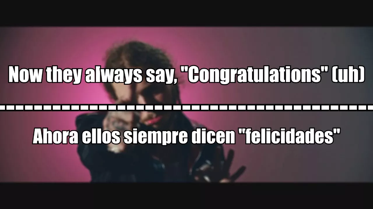 Post Malone - Congratulations | Lyrics + Subtitulos al Español + Video