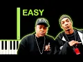 Play STILL D R E with ONLY ONE FINGER - EASY Piano Tutorial