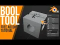 How to work with the Bool Tool Blender 2 82 - free Addon Tutorial