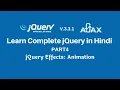jQuery Effects - Animation in Hindi Part4