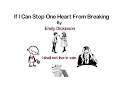 Download Lagu If I Can Stop One Heart From Breaking by Emily Dickinson (ANIMATED)