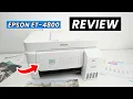 Review of the Epson EcoTank ET-4800 Printer