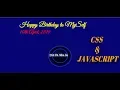 Happy Birt ay - CountDown CSS JavaScript