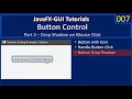 JavaFx Button Part 3 - Drop Shadow JavaFx GUI Tutorial
