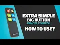 EZclicker Extra Simple Big Button TV Remote How To