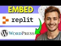 How to Embed a Replit AI Web App into a WordPress Website Step-by-Step Guide