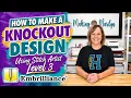 Using Stitch Artist Level 3 to Create a Knockout Design
