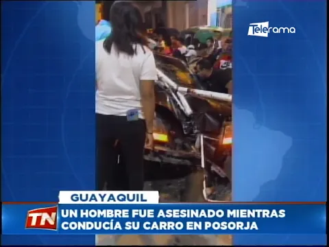Un hombre fue asesinado mientras conducía su carro en Posorja