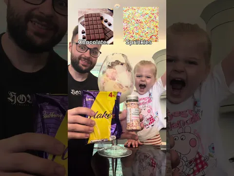 We made a giant ice cream this or that