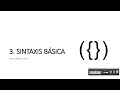 Curso Programacion JAVA DESDE CERO - Sintaxis basica Parte 3 Comentarios