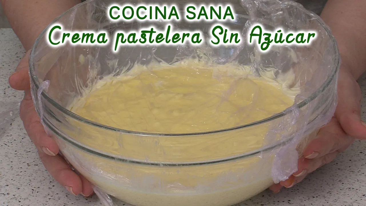 Crema Pastelera sin azúcar apta para diabéticos