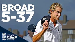 the day stuart broad announced himself to the world ashes rewind england cricket