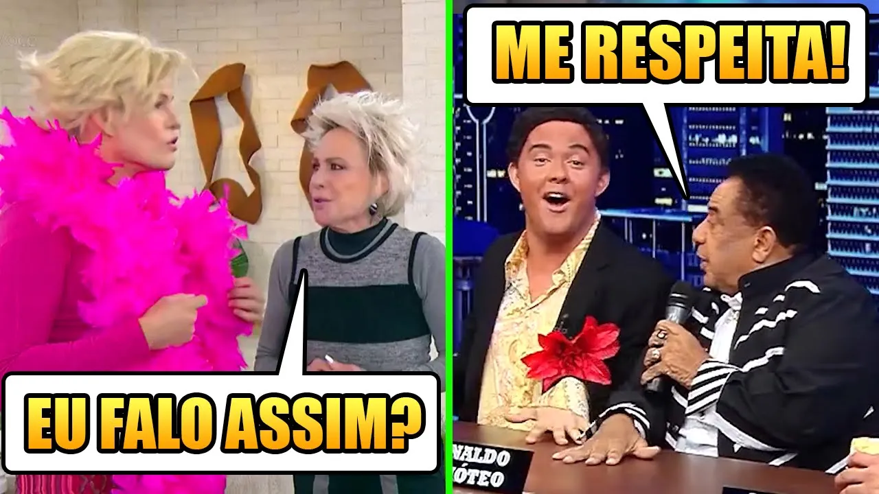 Famosos REAGINDO às suas Imitações ao Vivo! #6