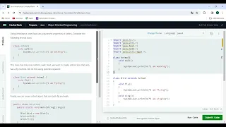 Java Inheritance I HackerRank