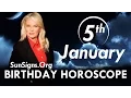 January 5 Zodiac Horoscope Birt ay Personality - Capricorn